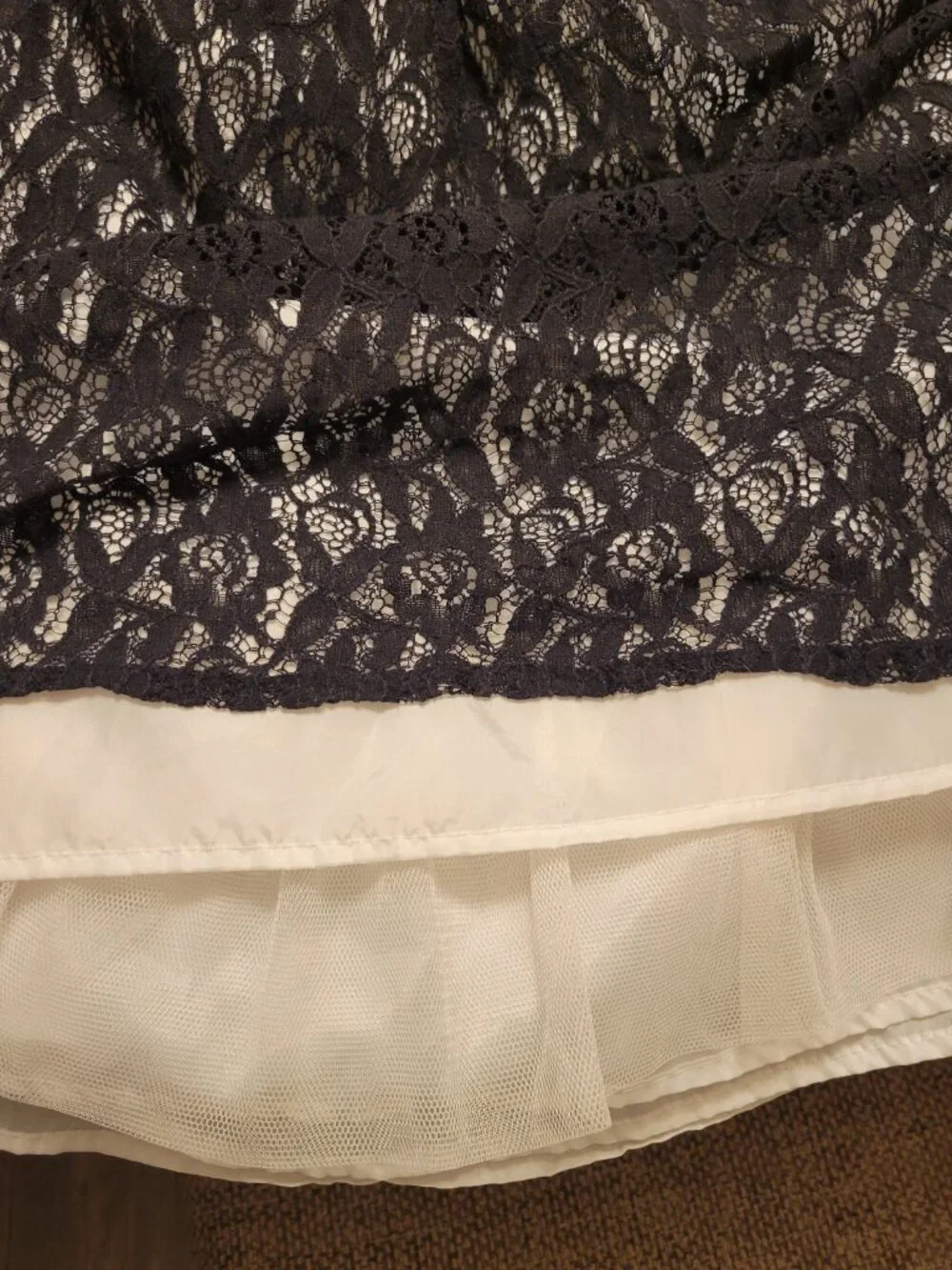 Heirlooms by Polly Flinders Girls 5T Black Lace Party Holiday Dress Red Bow
